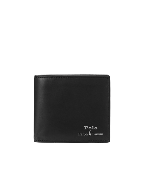 Leather Billfold Wallet - Black