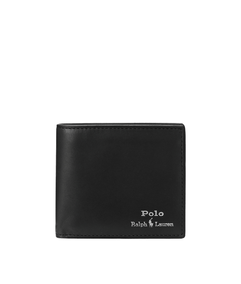 Leather Billfold Wallet - Black