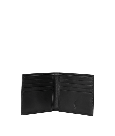 Leather Billfold Wallet - Black