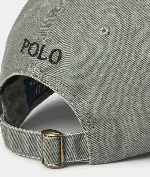 Cotton Chino Baseball Cap - Grey