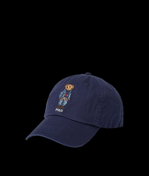 Polo Bear Twill Ball Cap - Navy