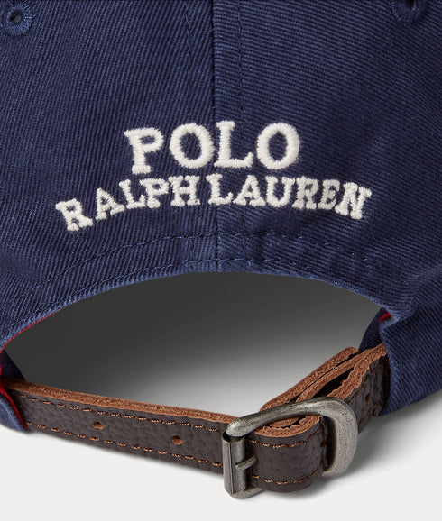 Polo Bear Twill Ball Cap - Navy