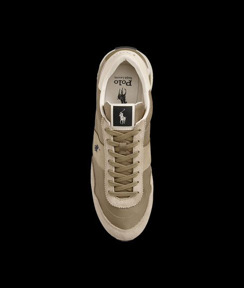 Train 89 Suede-paneled Sneaker - Brown