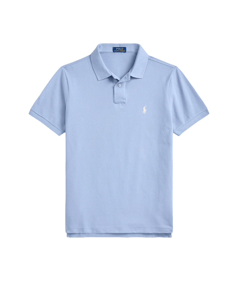 The Iconic Mesh Polo Shirt Vessel - Blue