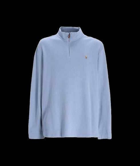 Estate-rib Quarter-zip Pullover - Blue