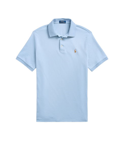 Custom Slim Fit Soft Cotton Polo Shirt - Blue
