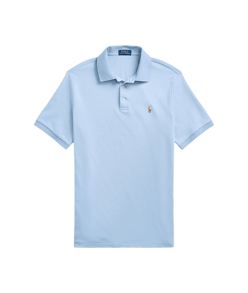 Custom Slim Fit Soft Cotton Polo Shirt - Blue