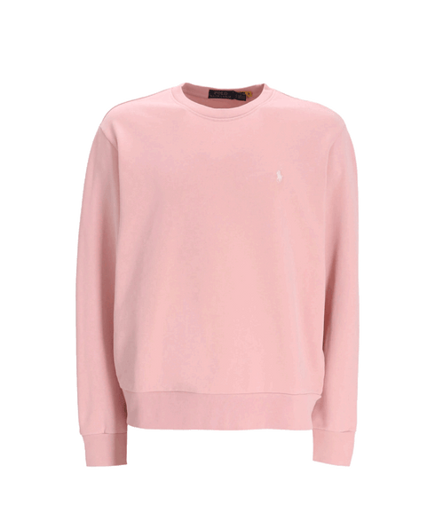 Crew Neck Logo Sweatshirt - Pink