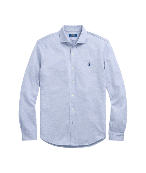 Dot Jacquard Shirt - Blue