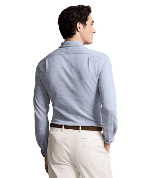 Dot Jacquard Shirt - Blue