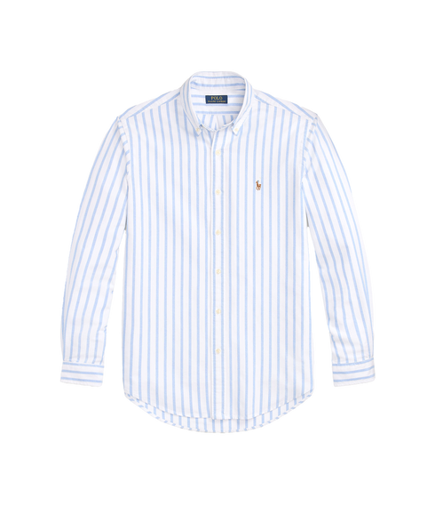 Custom Fit Striped Oxford Shirt - Multi