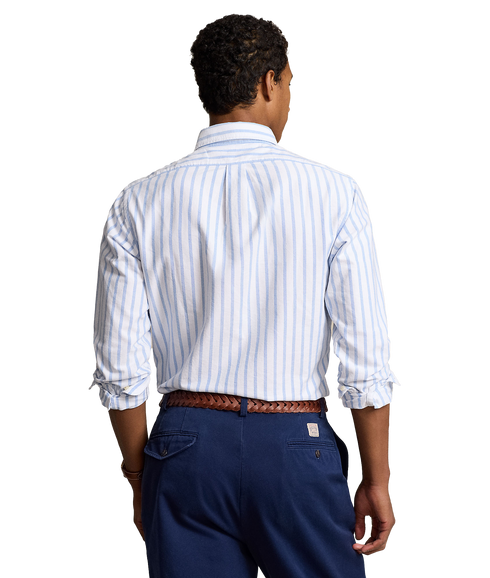 Custom Fit Striped Oxford Shirt - Multi