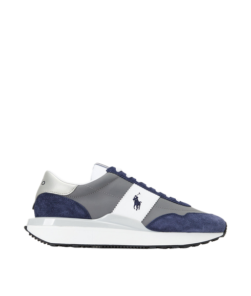 Train 89 Suede-paneled Sneaker - Multi