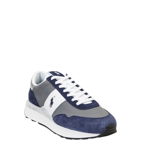 Train 89 Suede-paneled Sneaker - Multi
