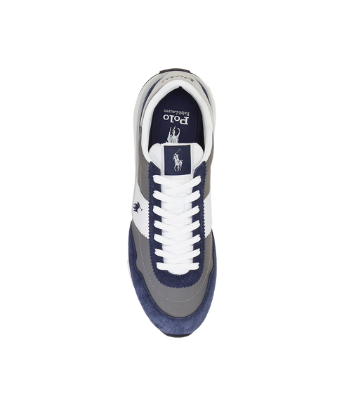 Train 89 Suede-paneled Sneaker - Multi
