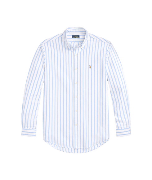 Custom Fit Striped Oxford Shirt - Multi