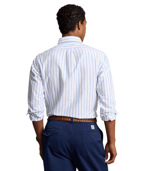 Custom Fit Striped Oxford Shirt - Multi