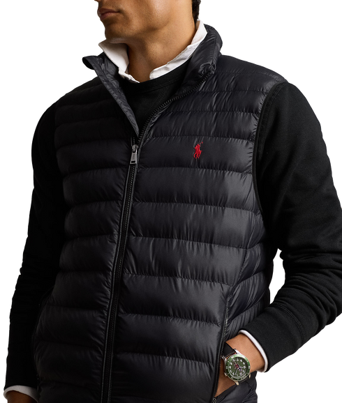 The Colden Packable Vest - Black