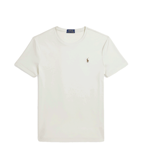 Custom Slim Fit Soft Cotton T-shirt - Cream