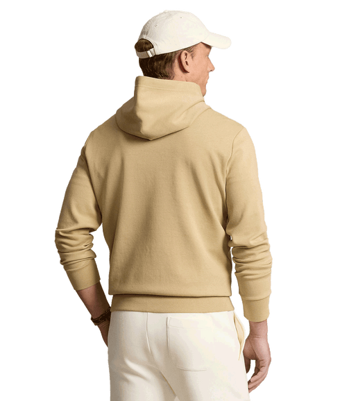 Logo Double-knit Hoodie - Beige