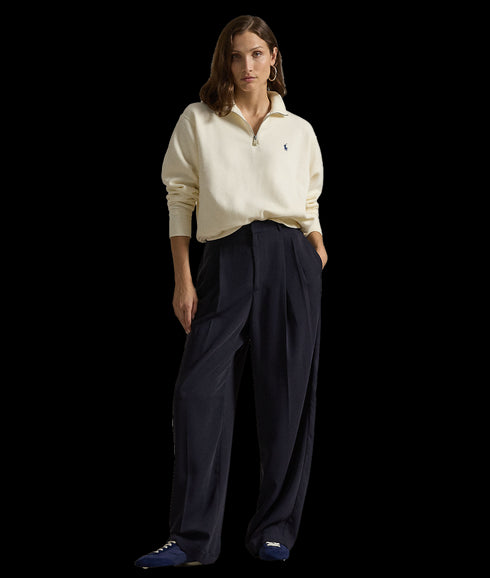 Fleece Quarter-Zip - Cream