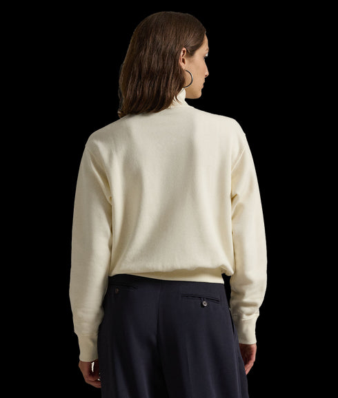 Fleece Quarter-Zip - Cream