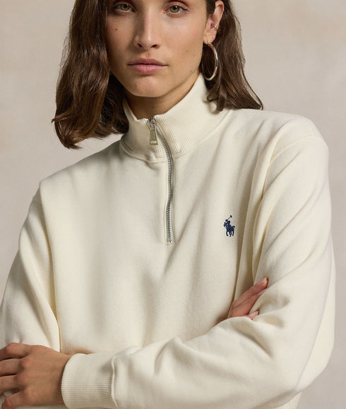 Fleece Quarter-Zip - Cream