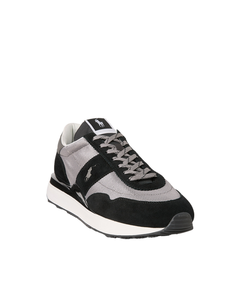 Train 89 Suede & Mesh Sneaker - Grey