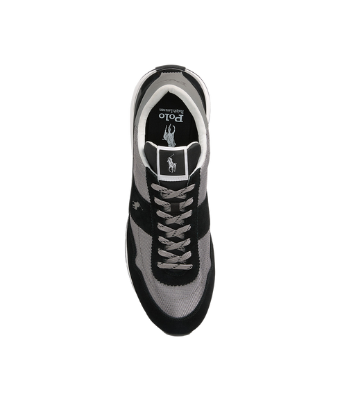 Train 89 Suede & Mesh Sneaker - Grey