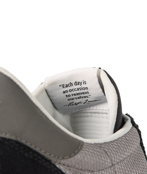 Train 89 Suede & Mesh Sneaker - Grey