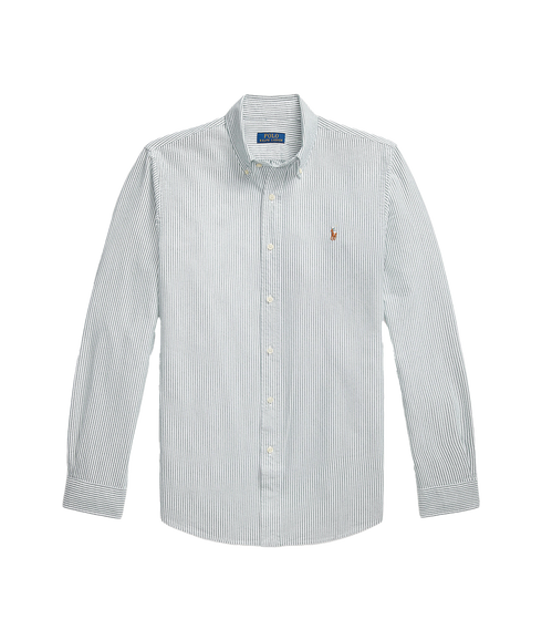Custom Fit Striped Oxford Shirt - Multi