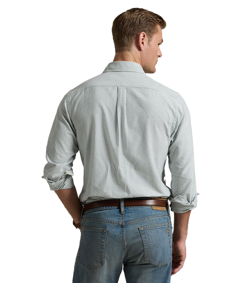 Custom Fit Striped Oxford Shirt - Multi