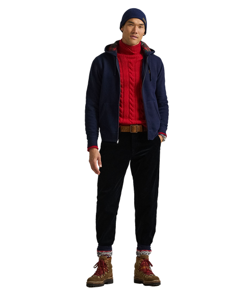 The Rl Fleece Full-zip Hoodie - Navy