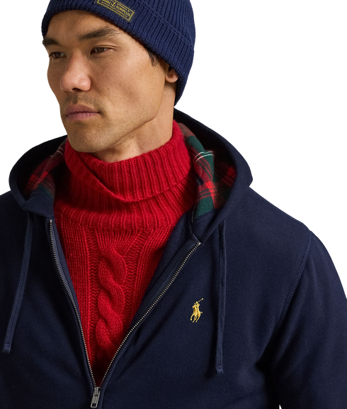 The Rl Fleece Full-zip Hoodie - Navy