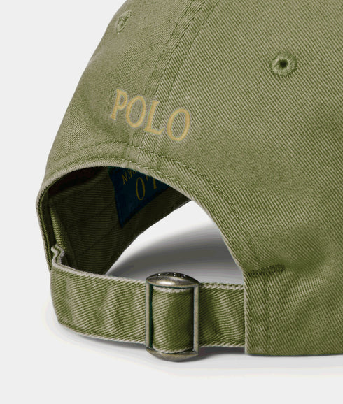 Cotton Chino Baseball Cap - Green