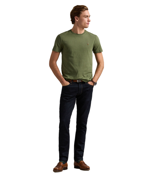 Custom Slim Fit Soft Cotton T-shirt - Green