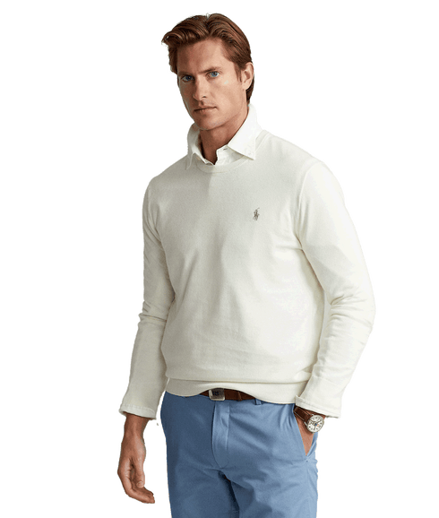 Cotton-cashmere Crewneck Sweater - Cream
