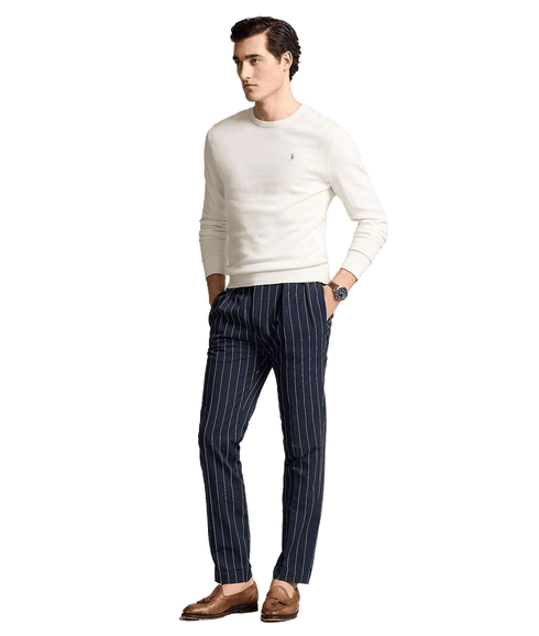 Cotton-cashmere Crewneck Sweater - Cream