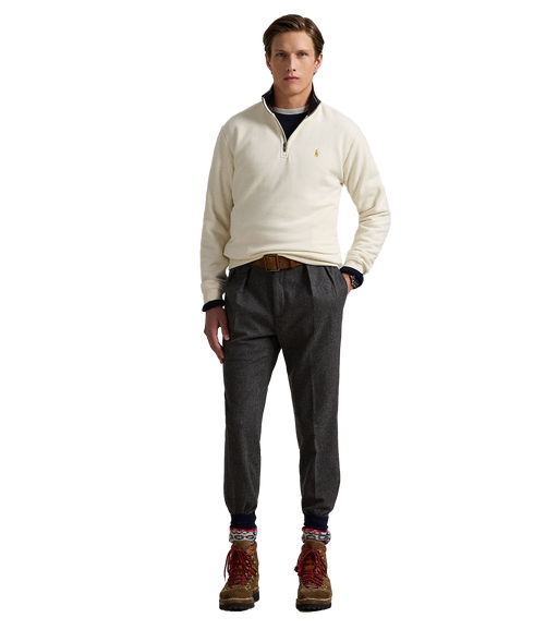 The Rl Fleece Sweatshirt - White