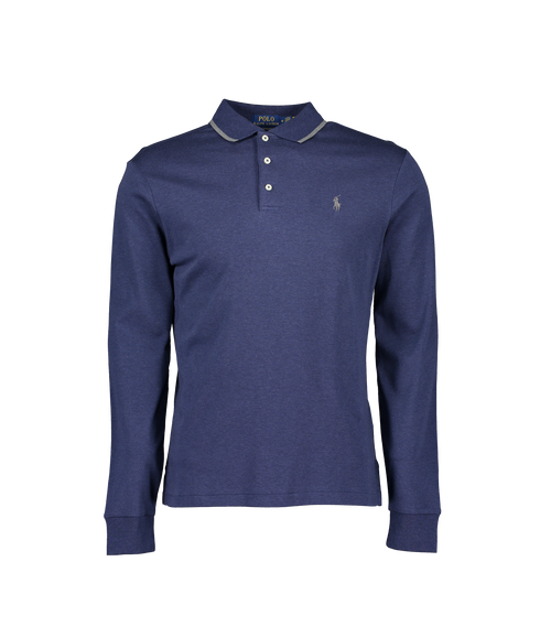 Custom Slim Fit Soft Cotton Polo Shirt - Navy