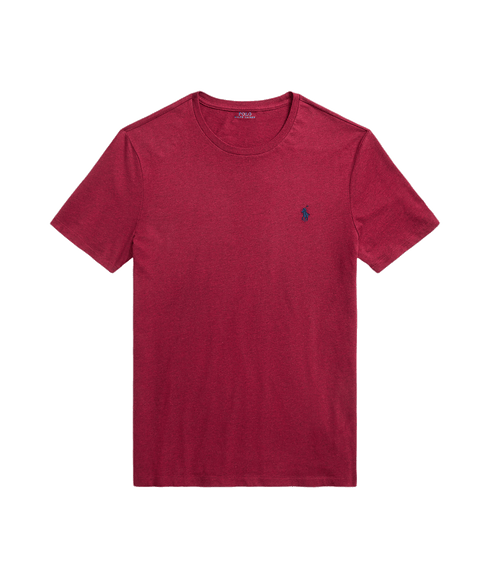 Custom Slim Fit Jersey Crewneck T-shirt - Red
