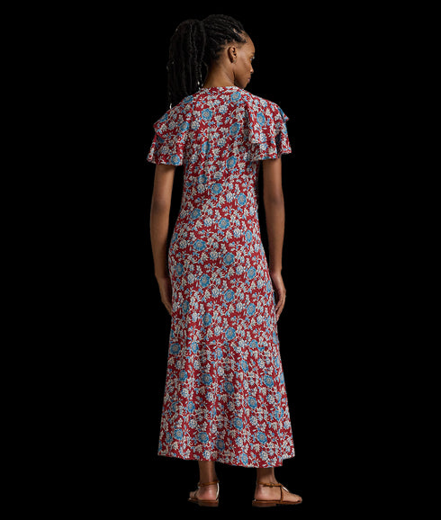 Floral-Print Silk Dress - Multi