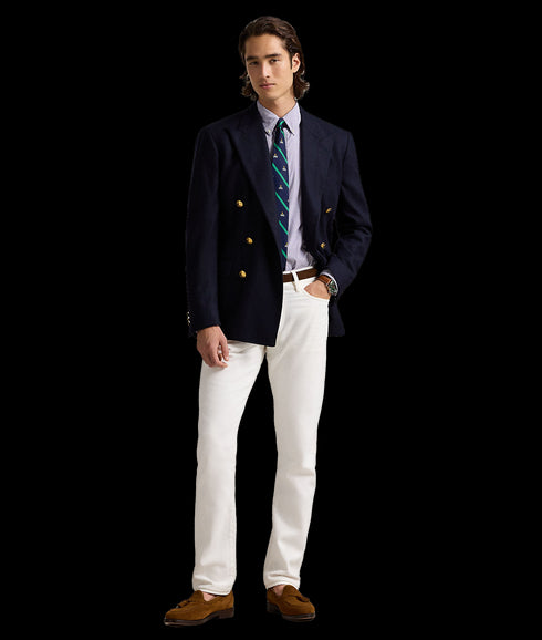 Classic Fit Checked Poplin Shirt - Purple