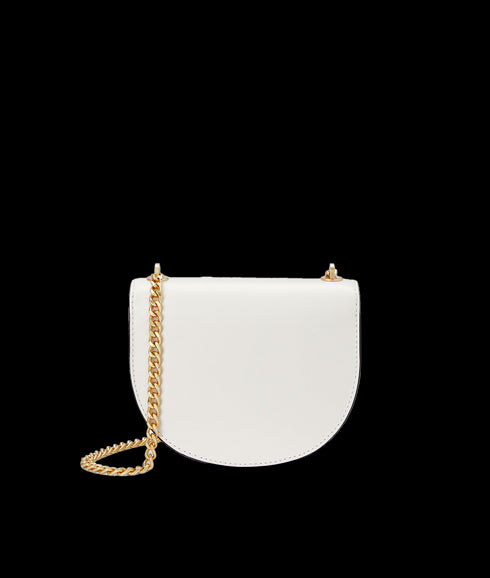 Leather Small Witley Crossbody - White