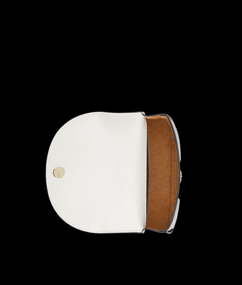 Leather Small Witley Crossbody - White