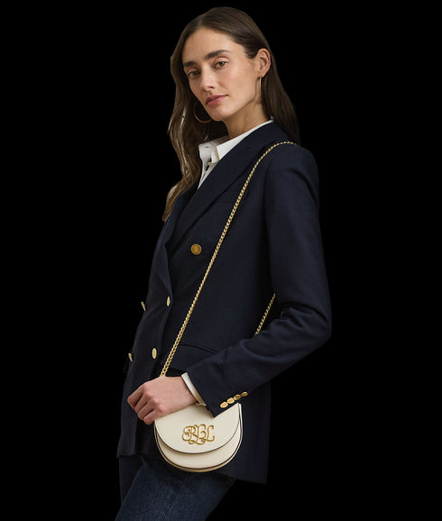 Leather Small Witley Crossbody - White