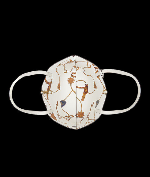 Faux-Leather Large Reversible Tote Bag - White