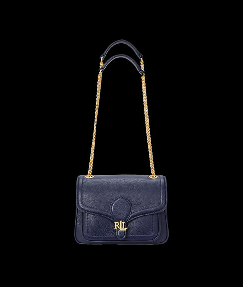 Pebbled Small Bradley Convertible Bag - Navy