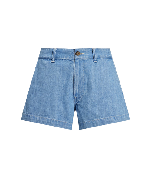 Cotton Denim Short - Brisa Wash