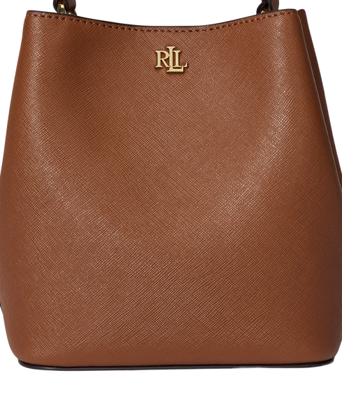 Crosshatch Leather Reese Bucket Bag - Lauren Tan